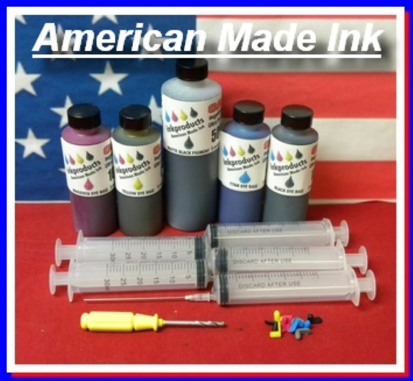 Ink Refill Kit For Canon cartridges PFI-007, PFI-102,103, 104, 105, 106, 107