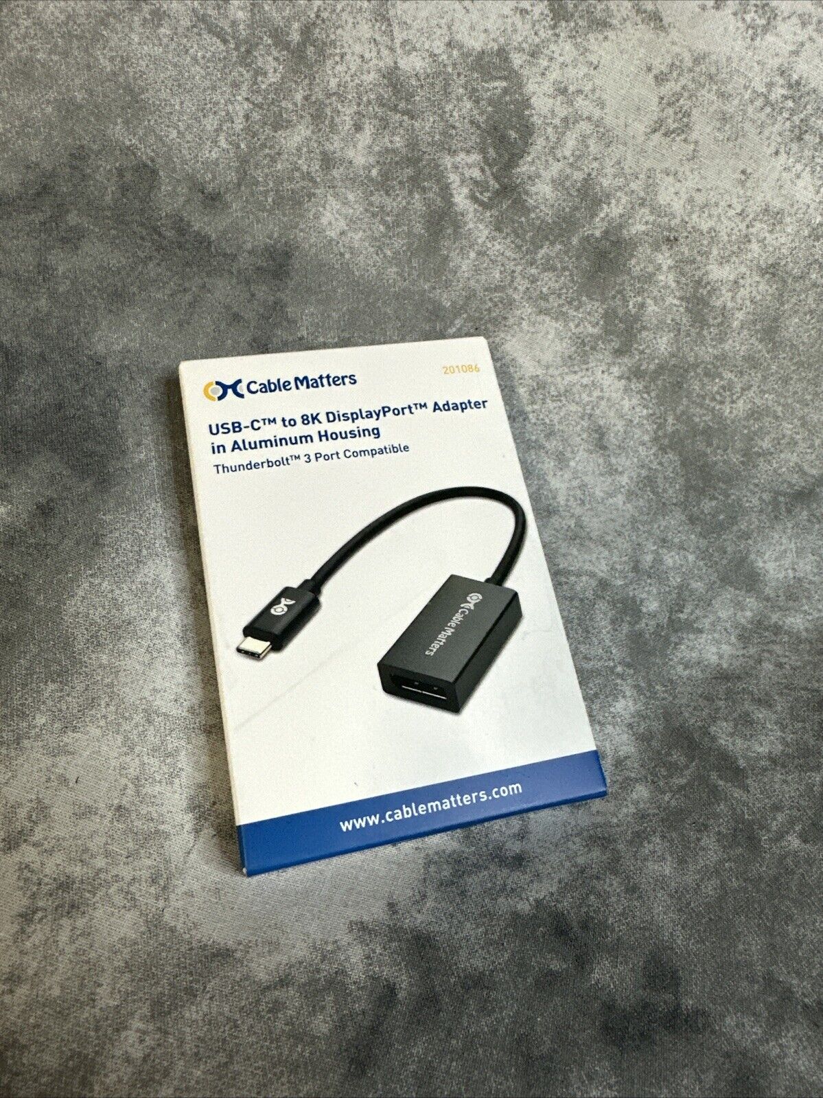 Cable Matters USB-C to 8K DisplayPort DP 1.4 HDR TB4 TB3 USB 4 Aluminum Adapter