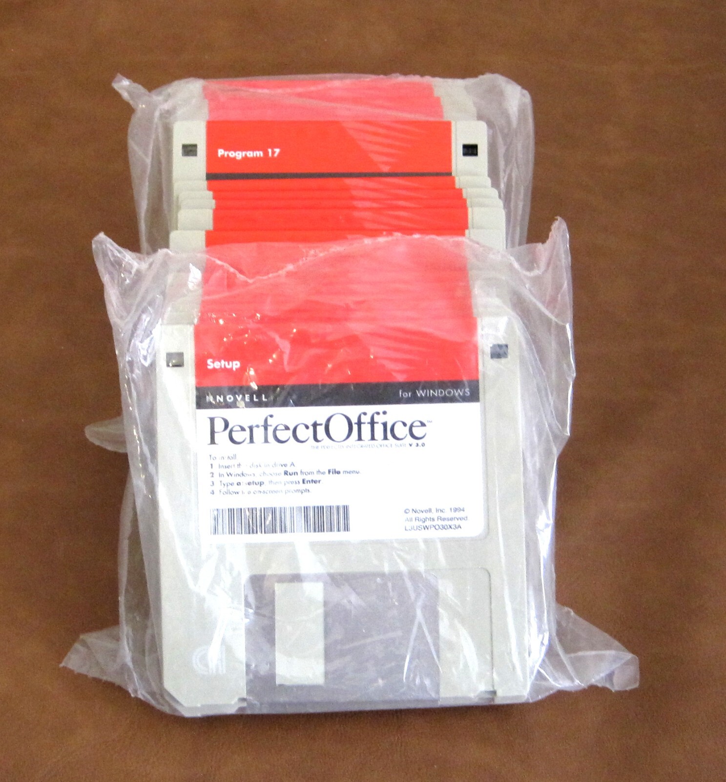 Perfect Office 1994 Floppy Disk Set (Setup & 1-26 programs) Plus Paradox