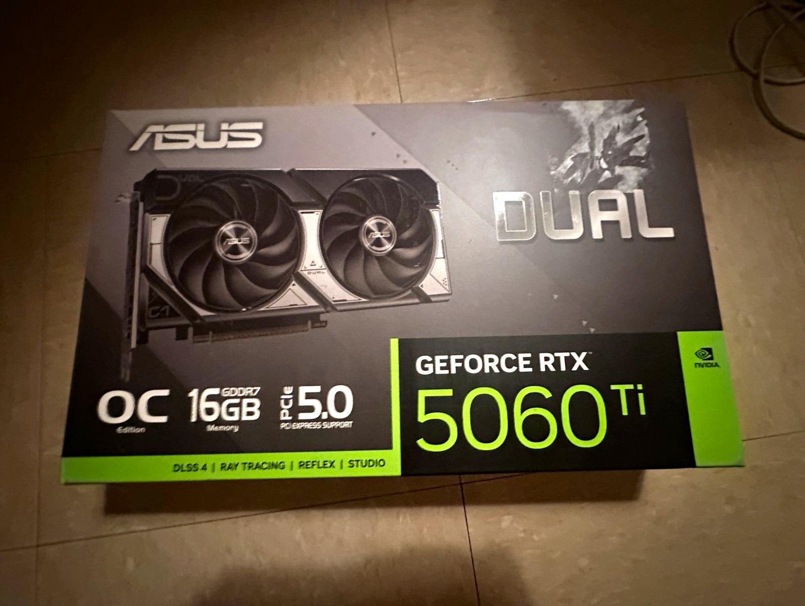 ASUS Dual GeForce RTX 5060 Ti OC 16GB GDDR7 PCIe 5.0 Ray Tracing-Never Used
