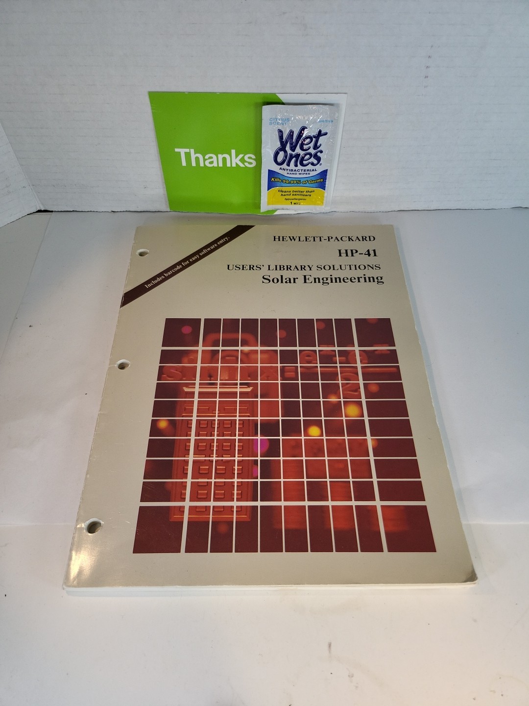 HP-41  User’s Library Solutions Solar Engineering Vintage Hewlett Packard