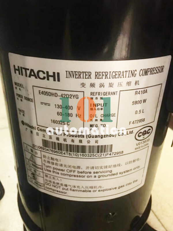 1PCS NEW FOR HITACHI Variable frequency scroll compressor E405DHD-42D2YG