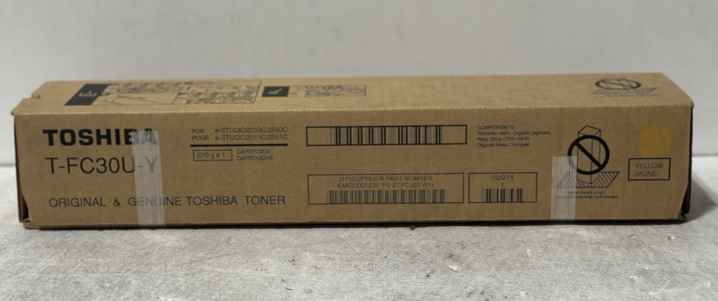 NEW Toshiba Toner (T-FC30U-Y)-Yellow