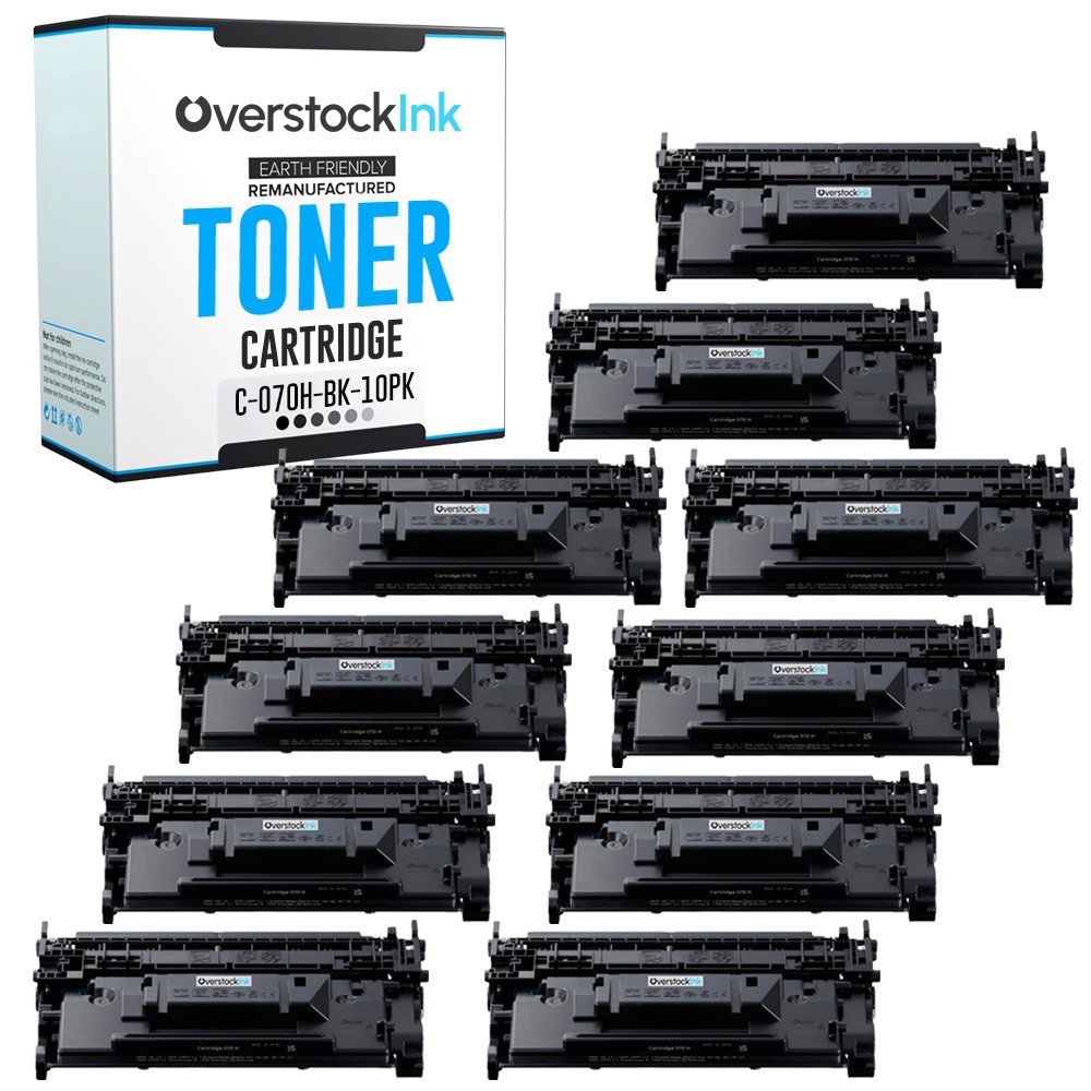 OSI 10X Replacement 070H Combo Pack Toner for Canon imageCLASS LBP246dw LBP247dw