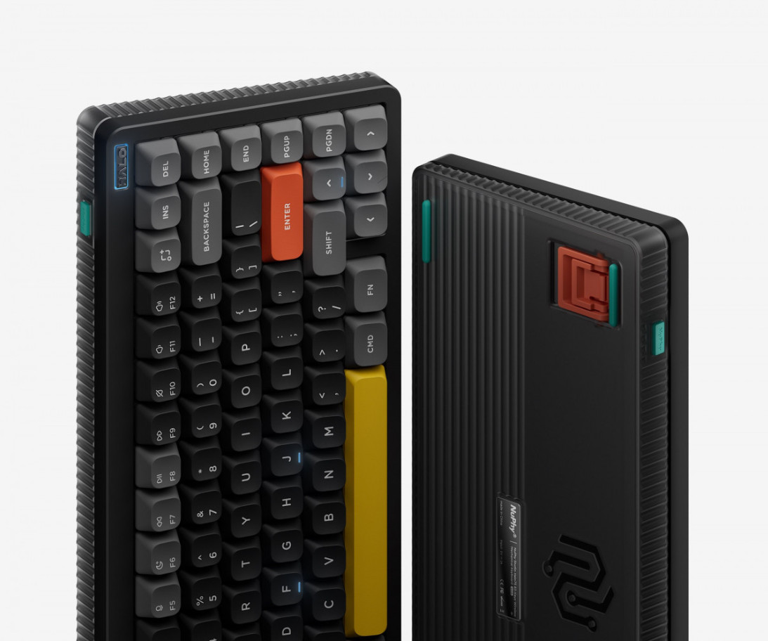 NuPhy Halo75 V2 - Obsidian Black - Switch Blush