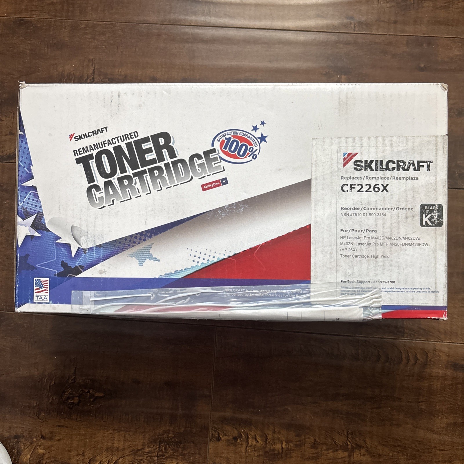 New Skilcraft Remanu  Black Toner Cartridge CF226X