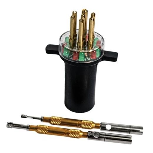 7-Way Round Pin Towing Maintenance Kit with Terminal Chaser - (Patented)