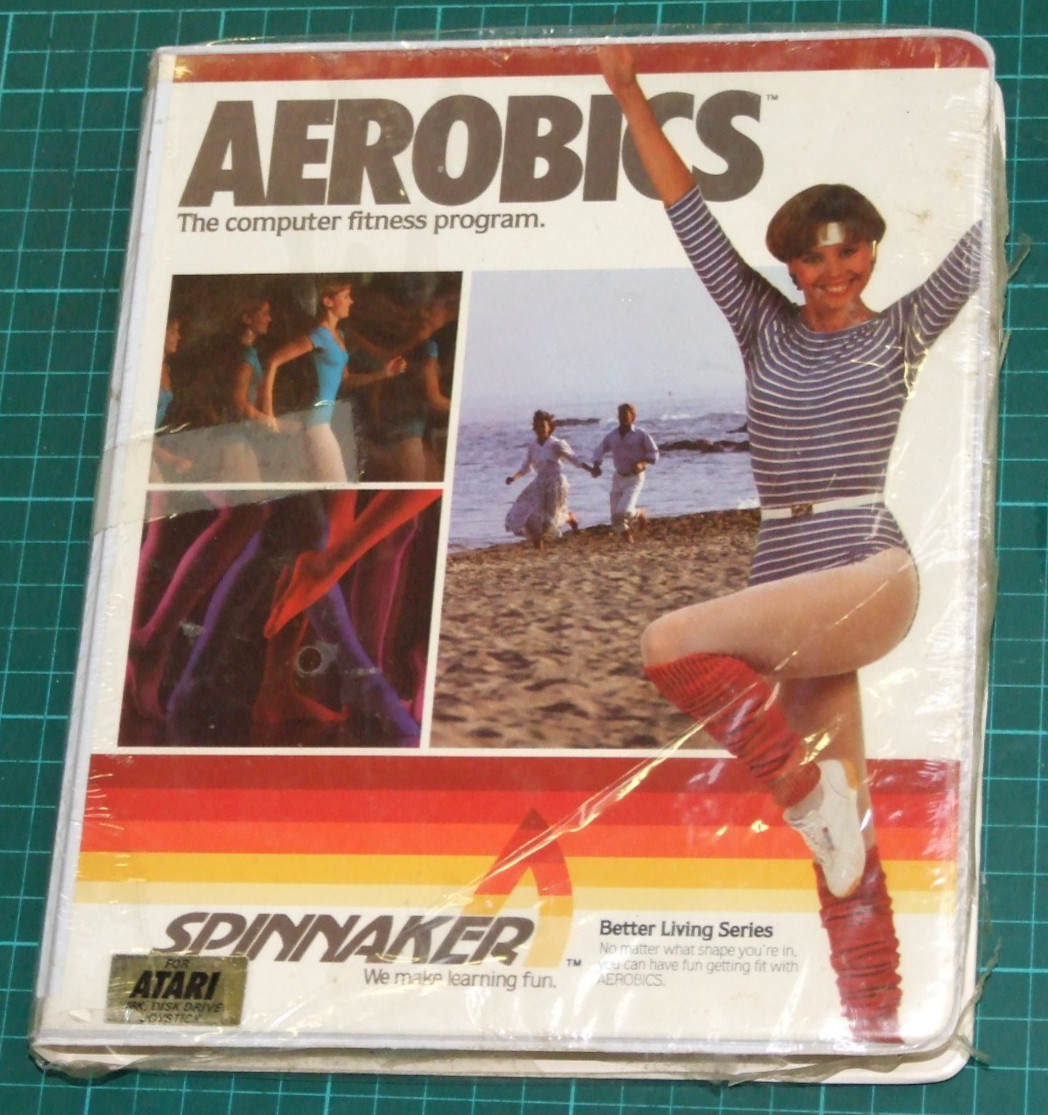 Rare Aerobics by Spinnaker for Atari 400 800 XL vintage computer