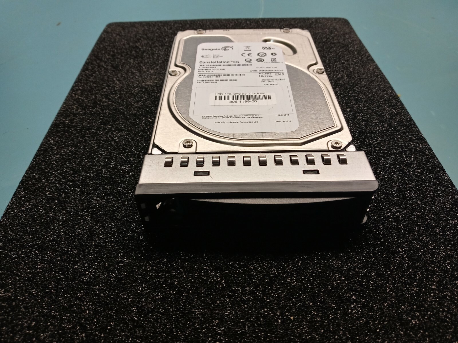 lot of 9 Seagate Constellation 1 TB 7.2K RPM 3.5" 6 Gbps  ST1000NM0001