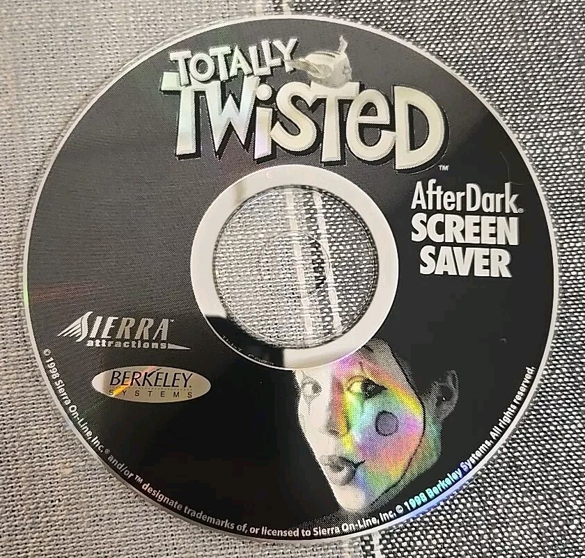 Vintage After Dark Totally Twisted Screen Saver, Berkeley Systems (Disc Only)