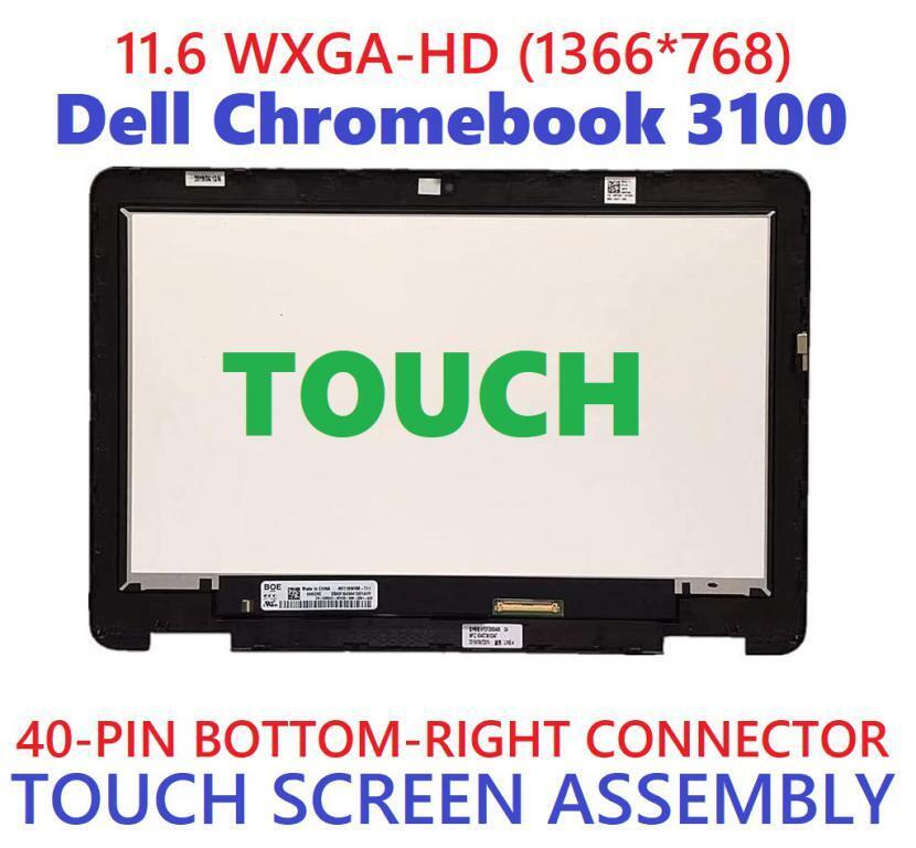 New Dell OEM Chromebook 2-in-1 LCD Panel B116XAB01.2 FHMWH 0FHMWH