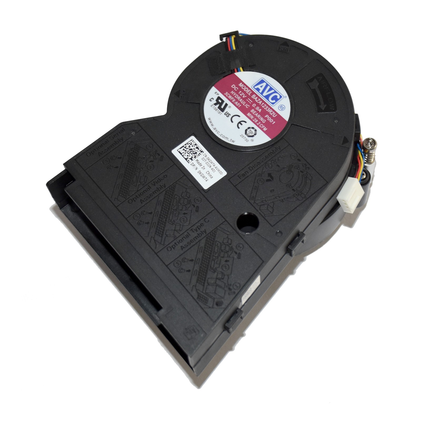 Lot 10 Dell OptiPlex 3060 5060 3070 SFF CPU Blower Fan BAZA1233R2U KGWT4 3CWF9