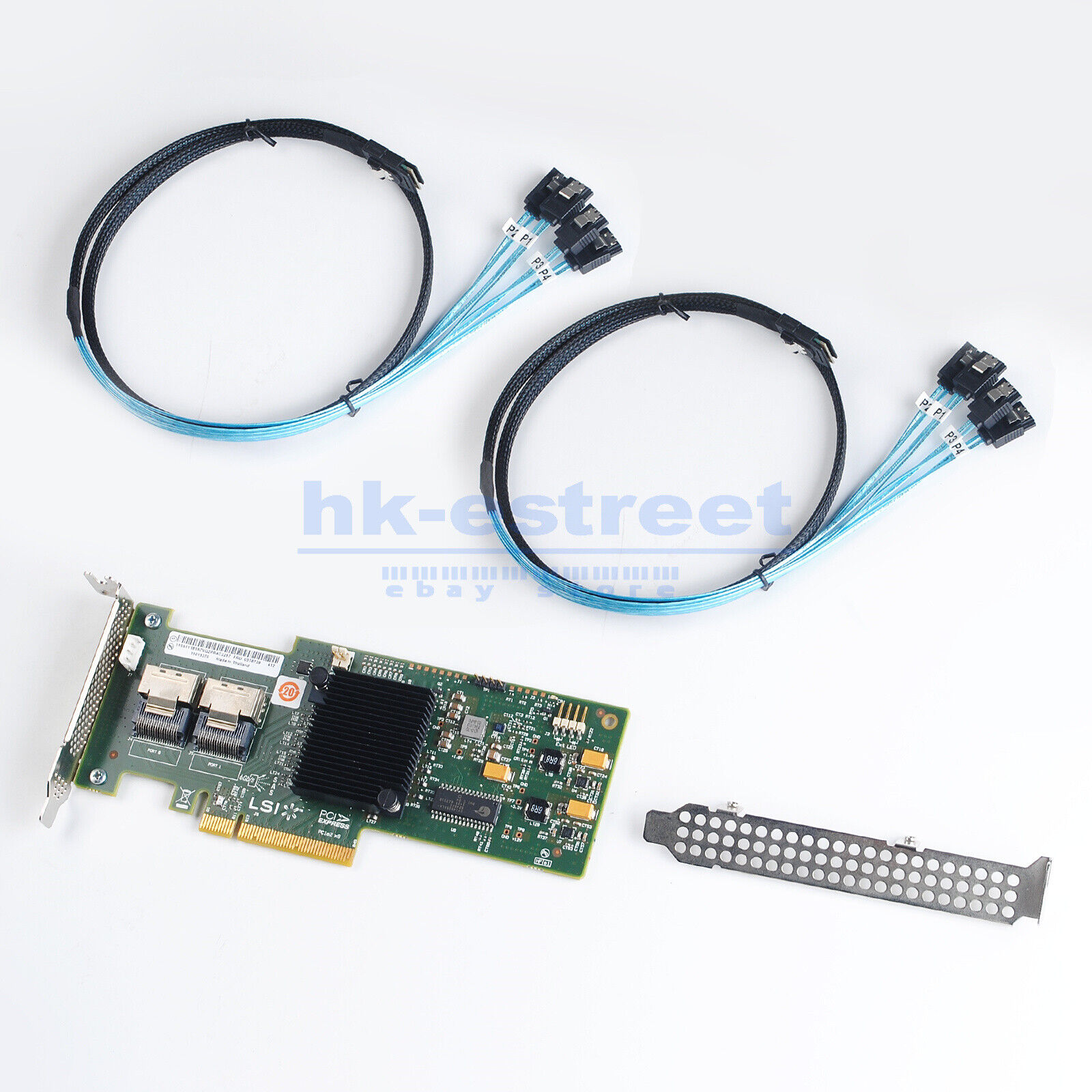 LSI 6Gbps 9240-8i FW:P20 IT Mode ZFS FreeNAS unRAID + 2*SFF-8087 SATA Cable US