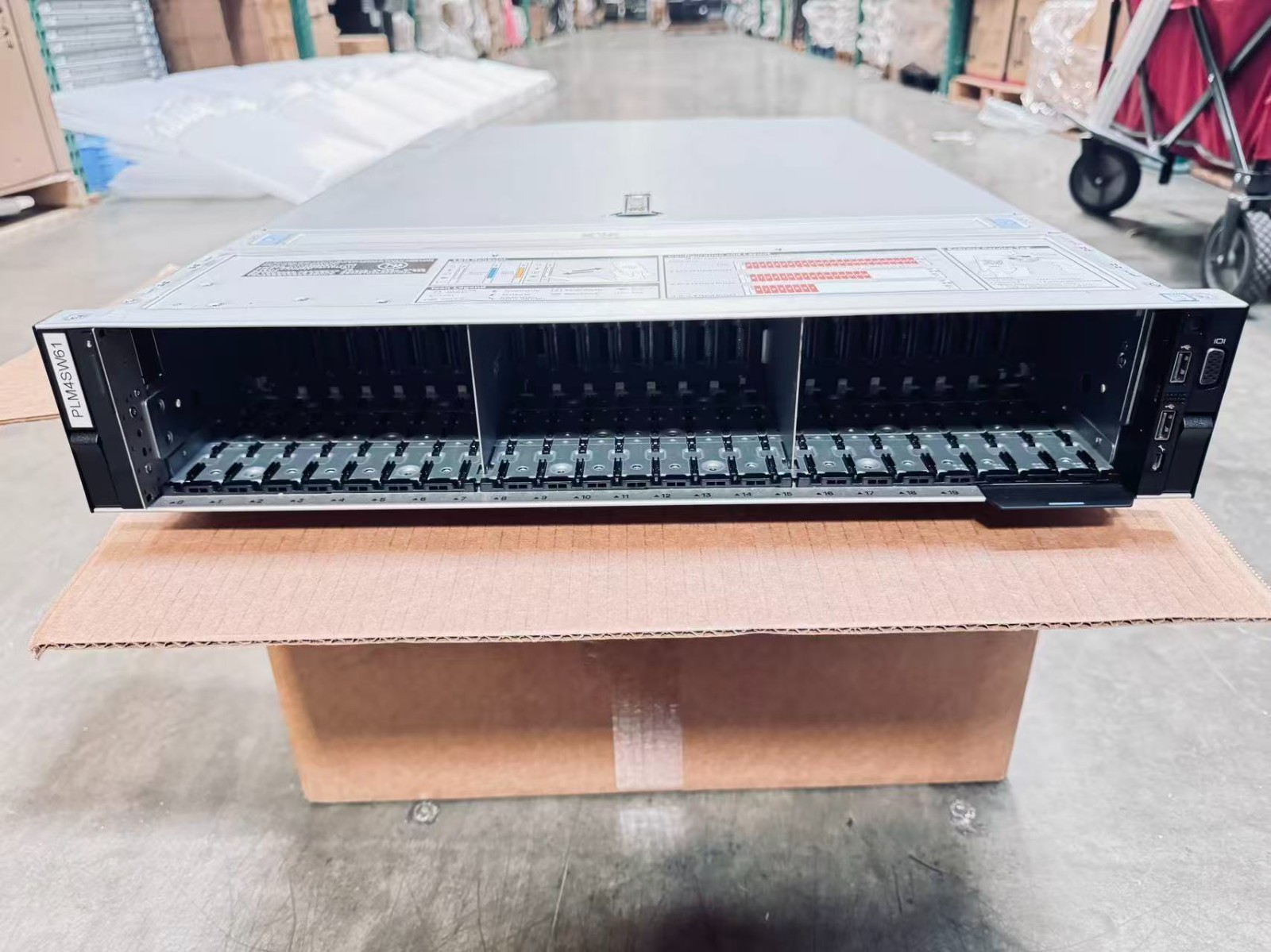 Dell EMC PowerEdge R740XD 24 Bay Barebone Server with 2x Heatsink 2x 1100W PSU