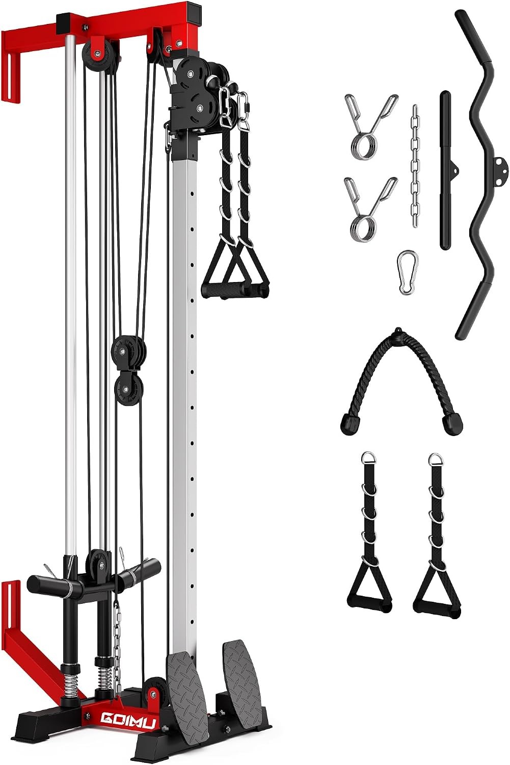 Wall Mount Cable Station WM1 Cable Crossover Machine with 17 Positions High and