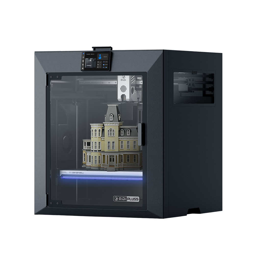 QIDI Plus5 3D Printer, 320×320×300mm, 370℃ Nozzle, 65℃ Chamber Heating