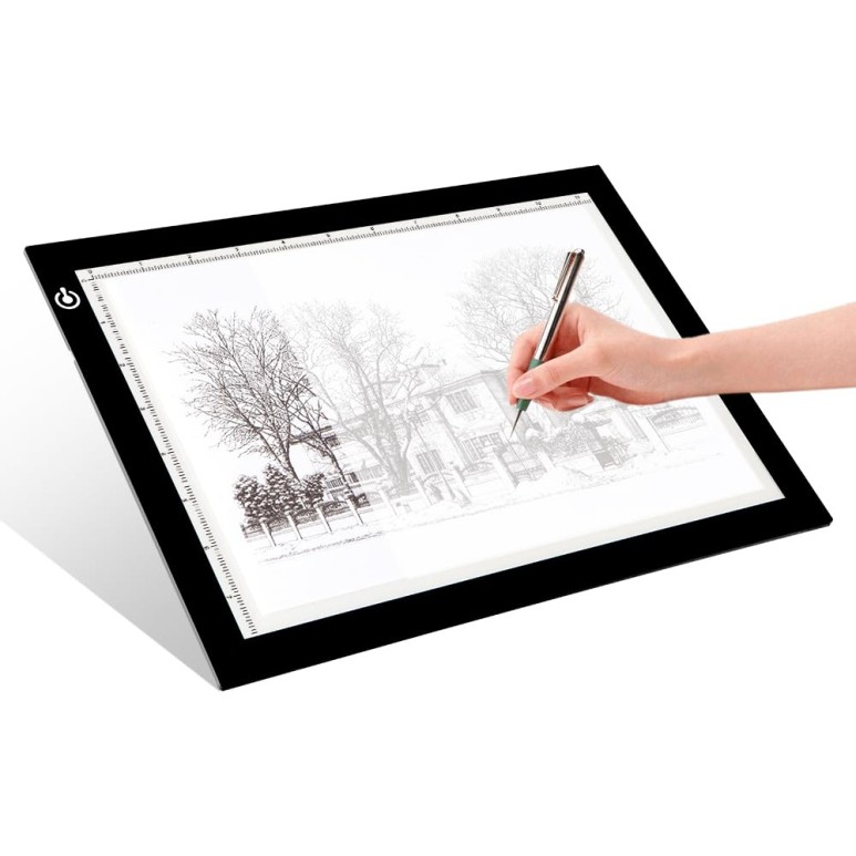 LitEnergy A4 LED Copy Board Light Tracing Box, Adjustable USB Power Artcraft LED