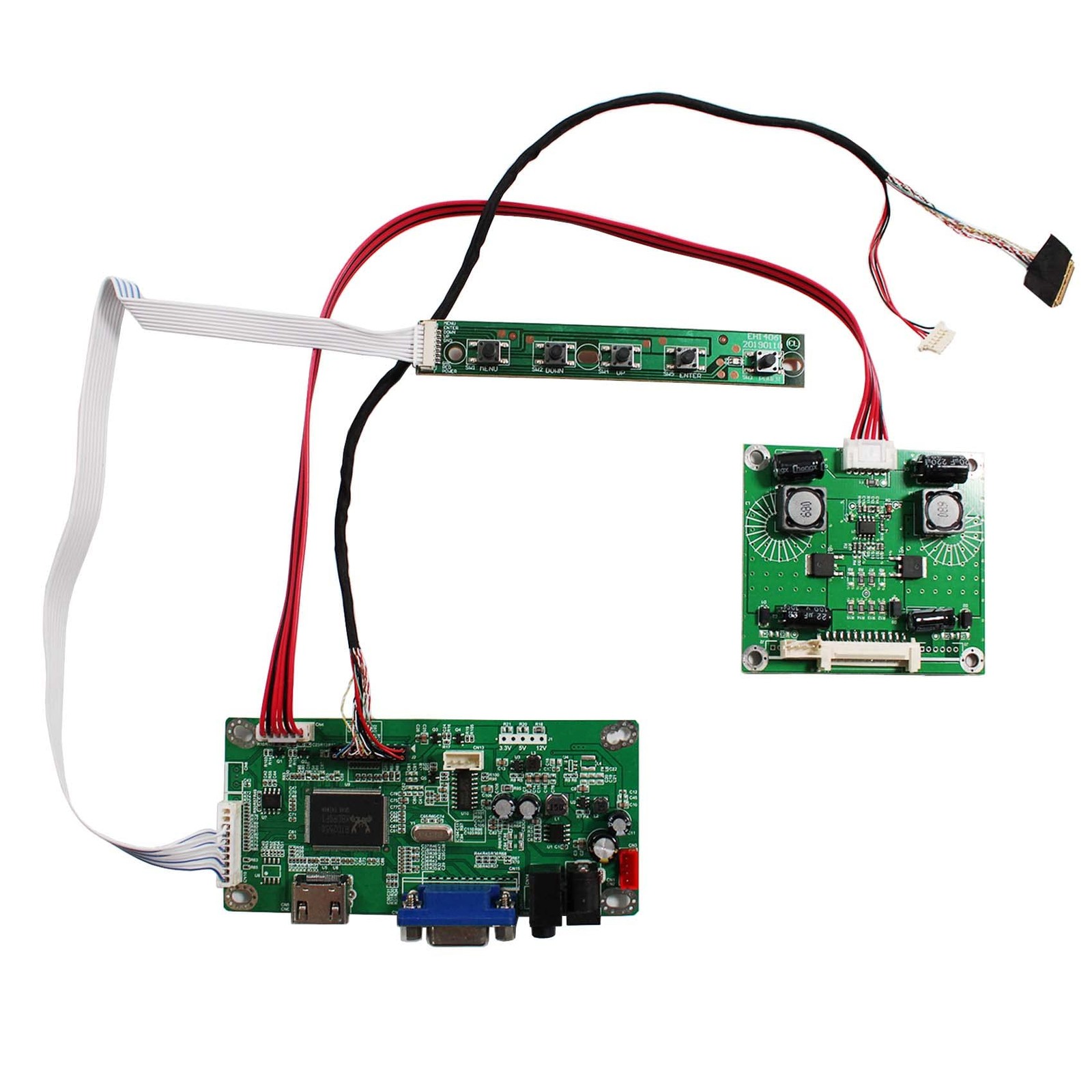 VSDISPLAY HD-MI VGA Controller Board eDP for 27 2560x1440 2K LM270WQ1-SDE3 36 pi