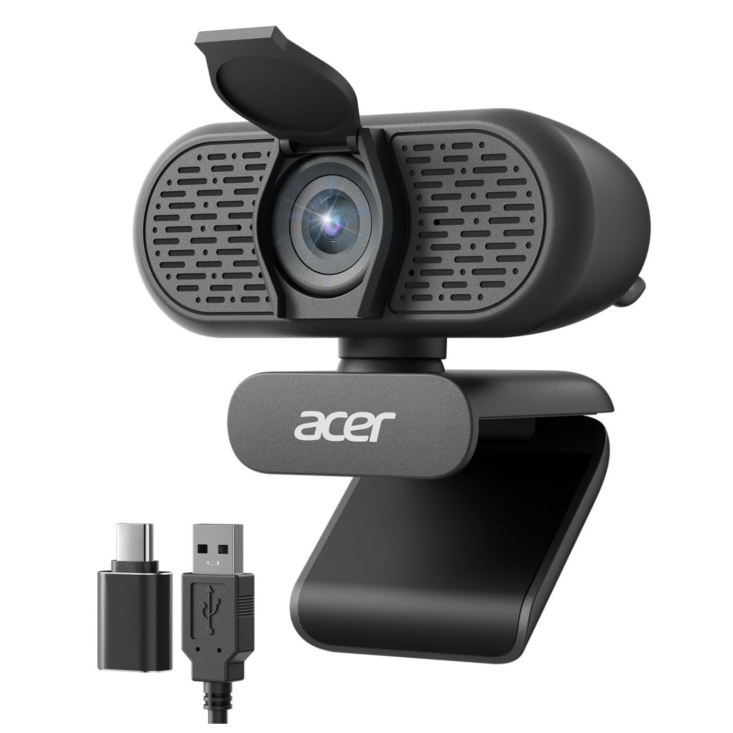 Acer A610 1080p Webcam For PC With Microphones Computer Camera For Meeting