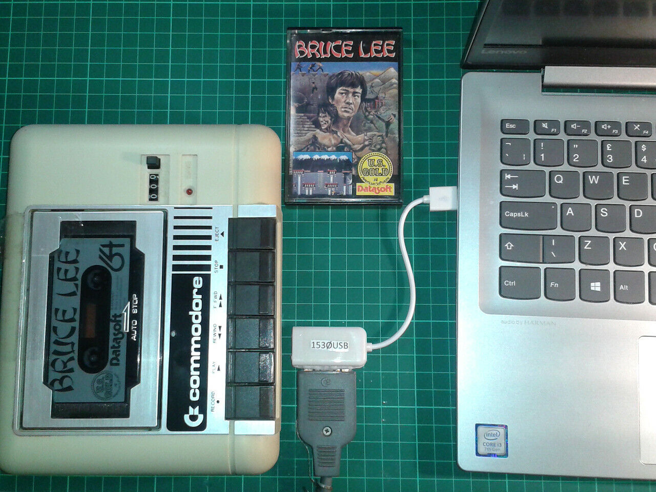 Commodore 1530USB Datasette - PC Adaptor C2N Tape Recorder Tapuino C64 VIC20 PET