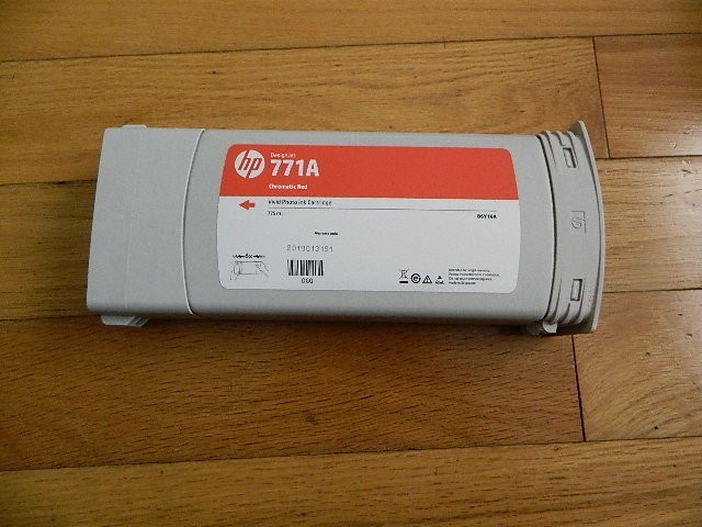 2019 GENUINE HP 771A Chromatic Red 775ml Cartridge B6Y16A DESIGNJET Z6200 NEW