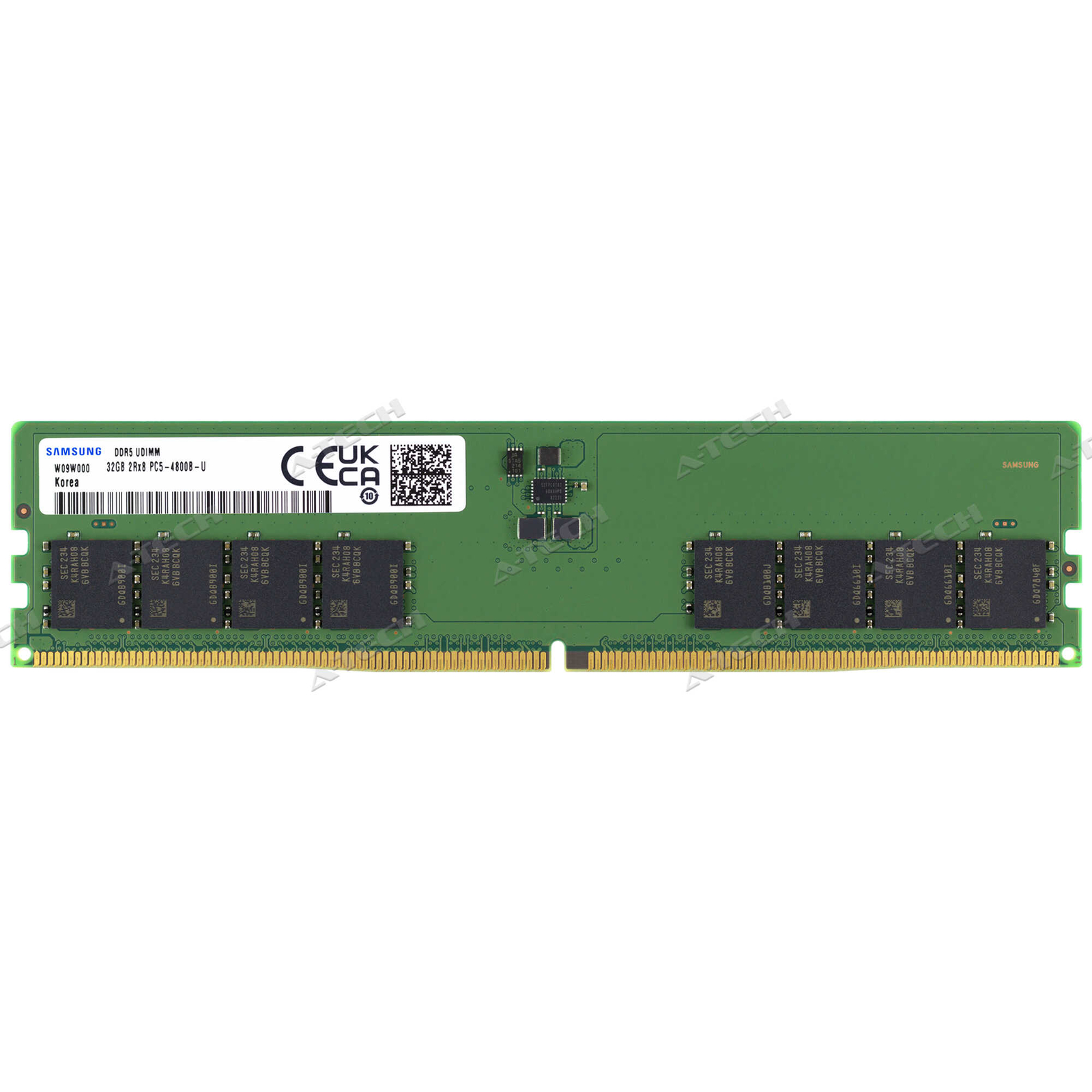 Samsung 32GB 2Rx8 PC5-4800 DIMM DDR5-38400 288-Pin Non-ECC Desktop Memory RAM 1x