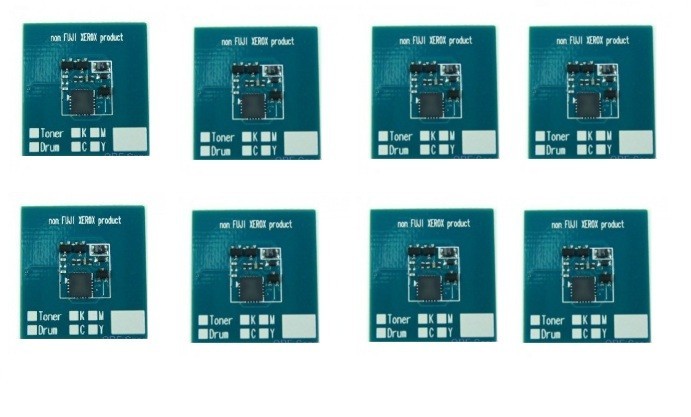 8 x COMPATIBLE COLOR DRUM CHIP FOR XEROX 700 770 DIGITAL PRESS PART # 013R00656