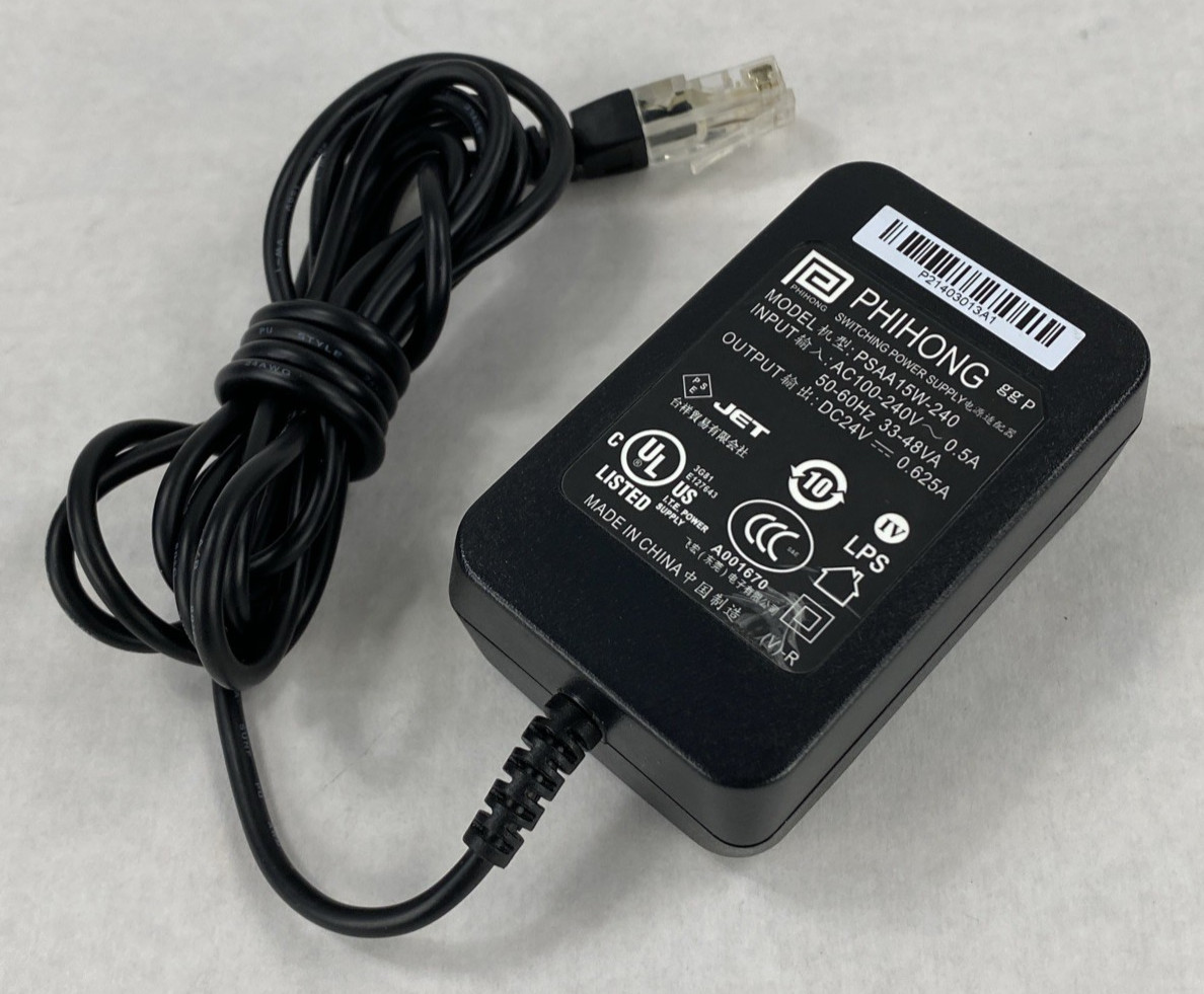 Phihong PSAA15W-240 24V 0.625A 15W Power Supply Lot of 3
