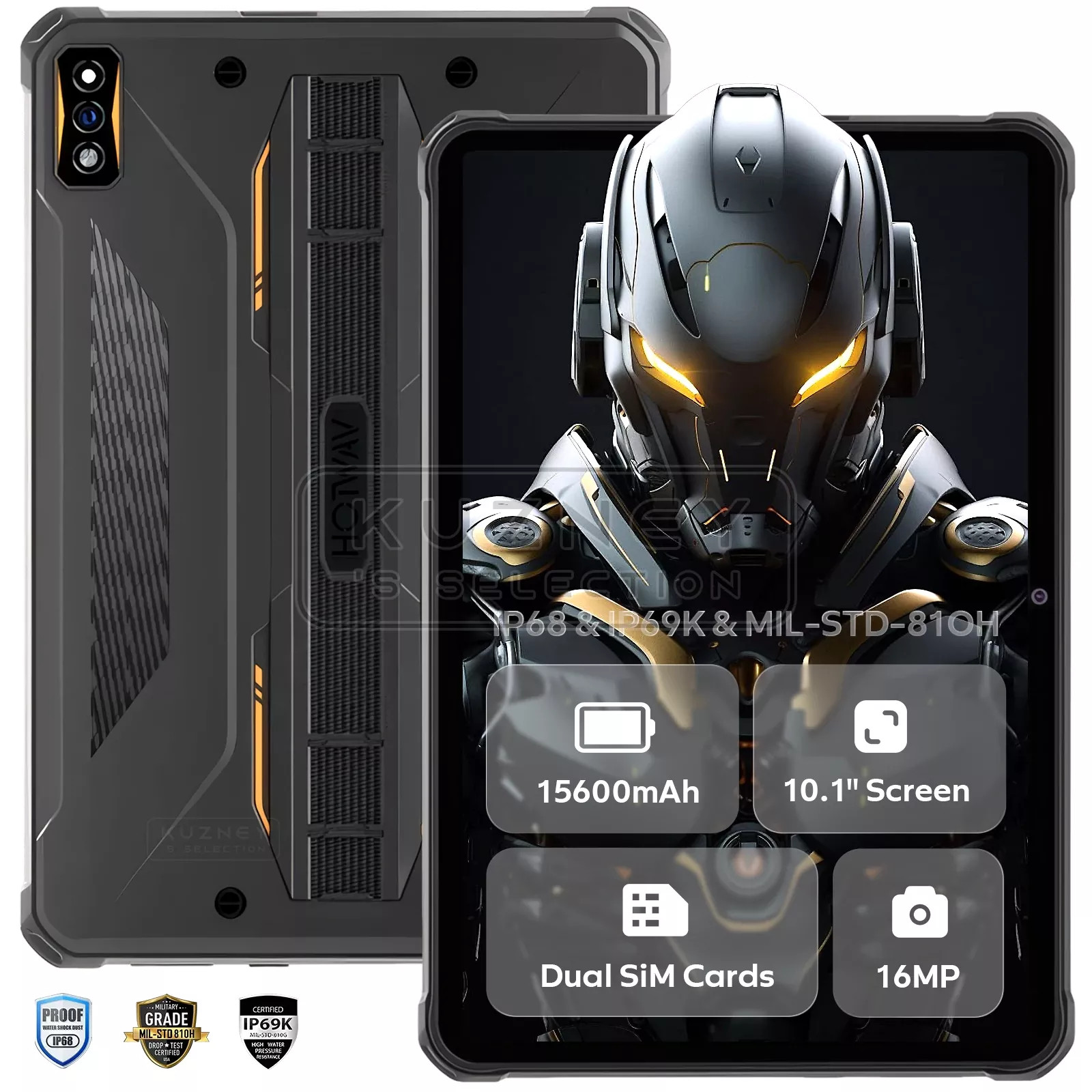 HOTWAV R5 Outdoor Tablet 15600mAh Android 12 10.1 Inch HD+ Global Version Tablets