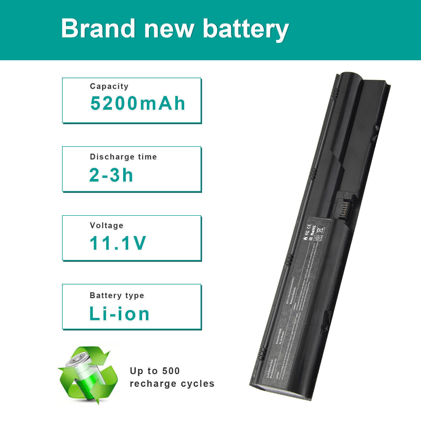 🧡LOT PR06 Battery For HP Probook 4530S 4540S 4440S 4430S 4545S PR09 633733-321