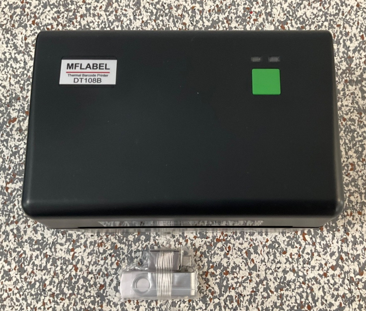 MFLABEL DT108B WAYBILL COMMERCIAL GRADE DIRECT THERMAL BARCODE PRINTER 4X6 LABEL