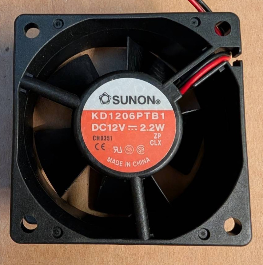 Sunon KD1206PTB1  60mm x 25mm DC12V  Cooling Fan 2-Wire
