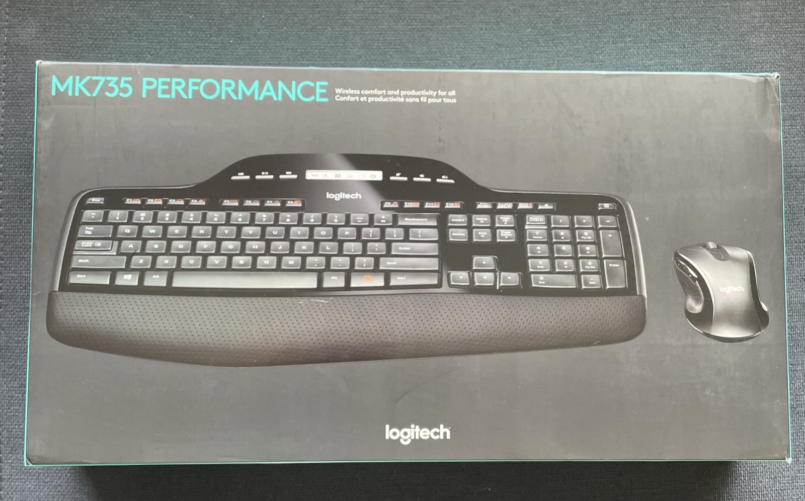 Logitech MK735 Wireless Keyboard & Mouse 920-008526 In Box