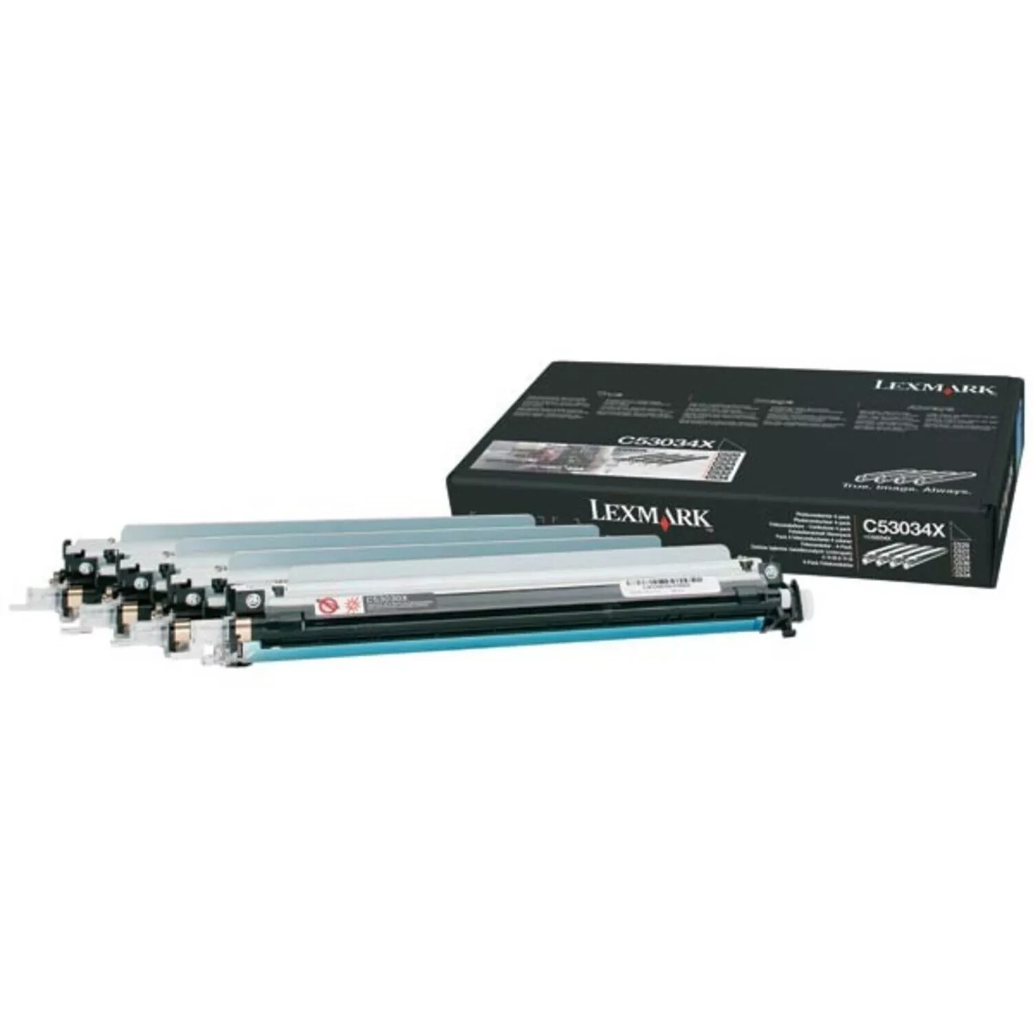 Genuine Lexmark C530 Drum Unit for C500 Series C520 C530 20,000 Pages 4-Pack