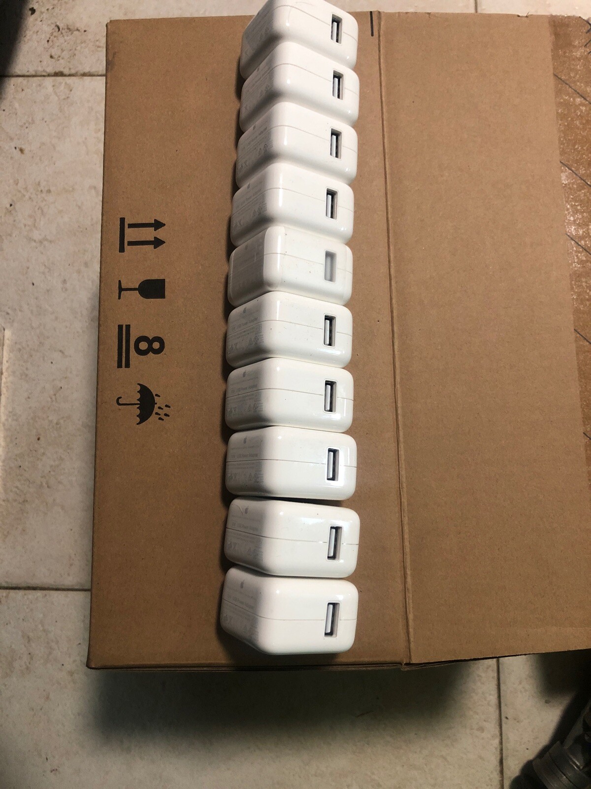 10 Pices Apple iPad 10W USB Power Adapter Original Apple By For iPhone iPod
