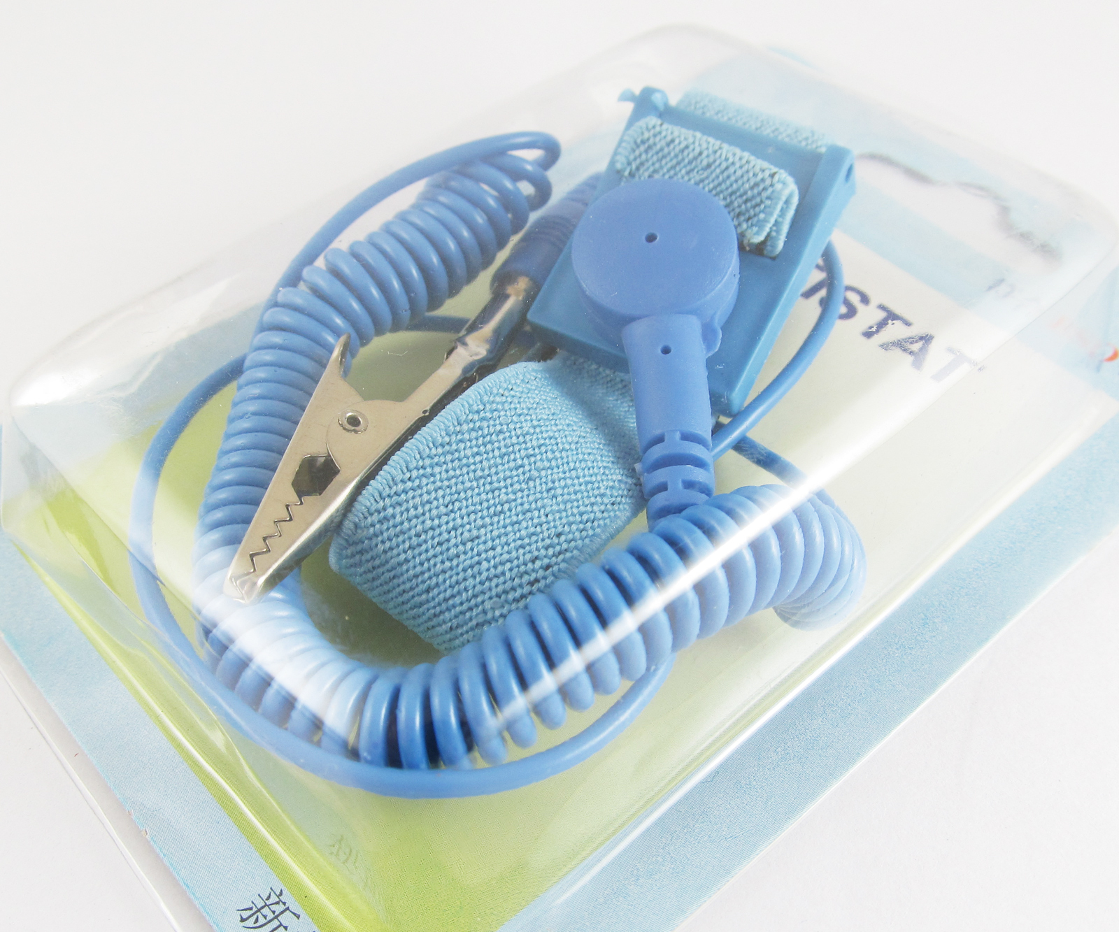 50pcs Blue Anti Static Antistatic ESD Adjustable Wrist Strap Band Grounding Wire