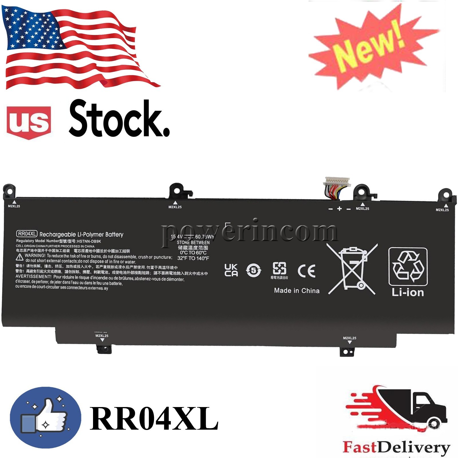 RR04XL RRO4XL Battery For HP Spectre X360 13T-aw100 13-aw0090ca aw0001tu aw0013d
