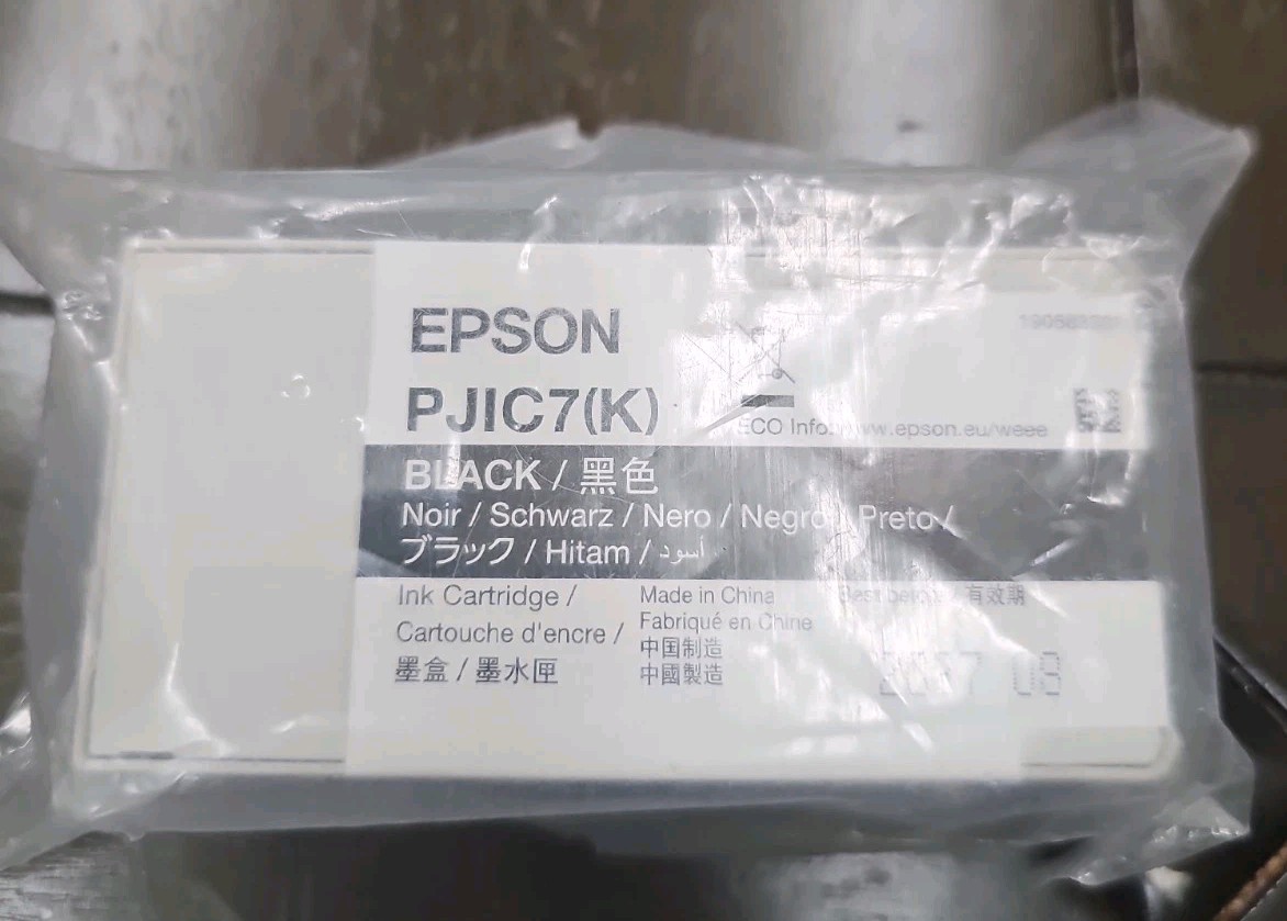 Epson PJIC7(K) Discproducer PP-100 / PP-50 BLACK Ink Cartridge