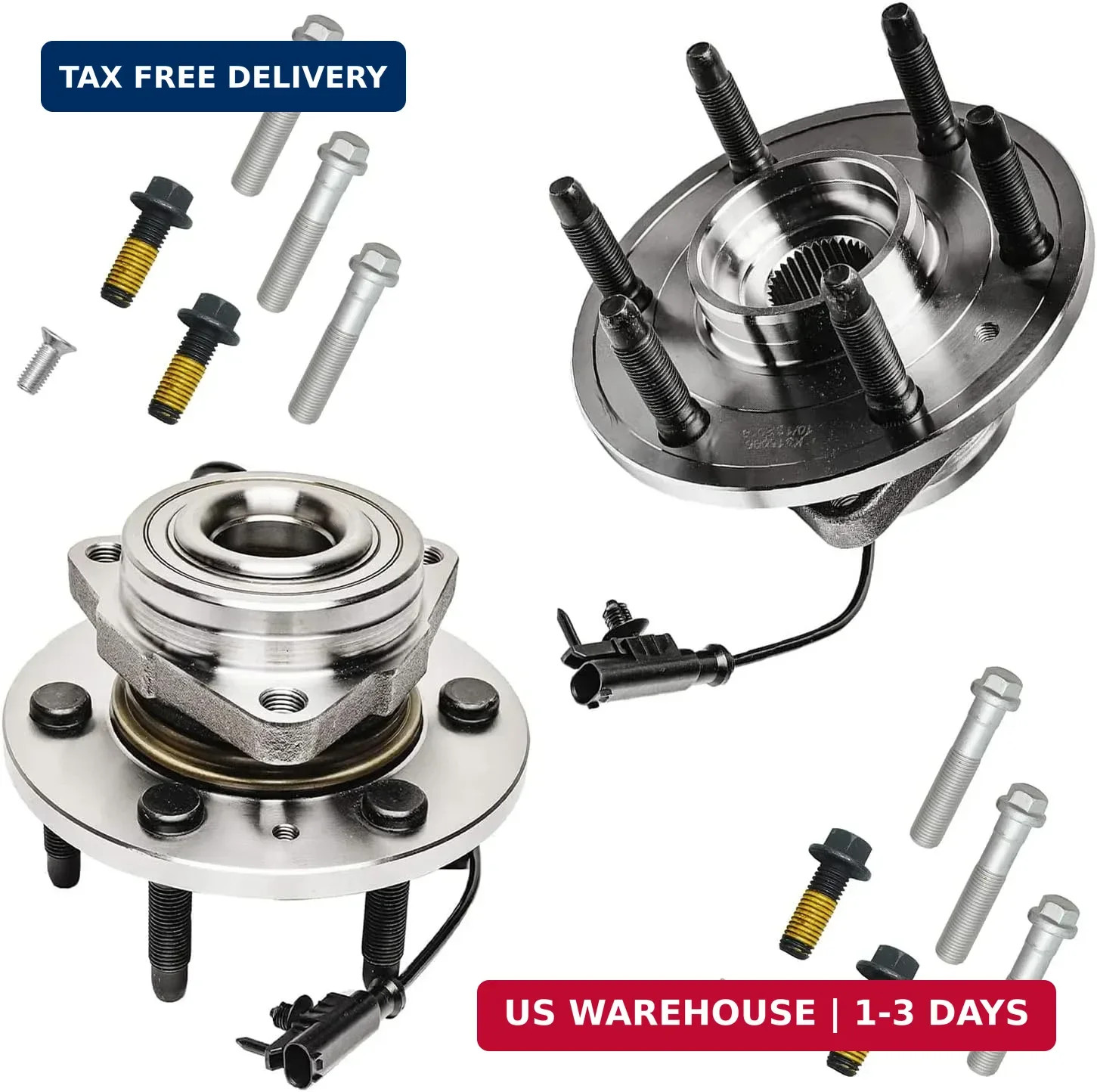 4WD Front Wheel Hub Kit for 2007-2013 Chevy Silverado 1500