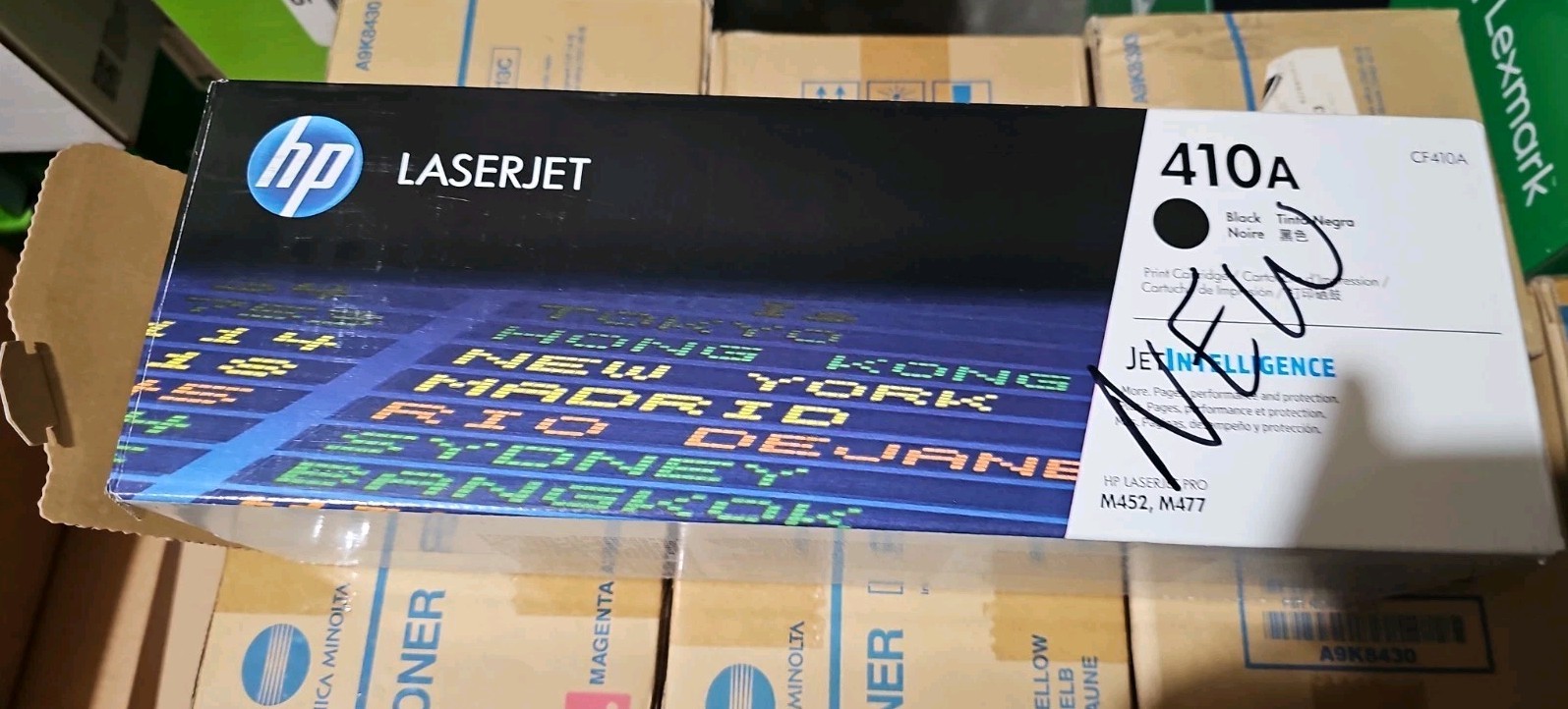 Genuine HP laserjet 410a black Toner Open But Unusued 