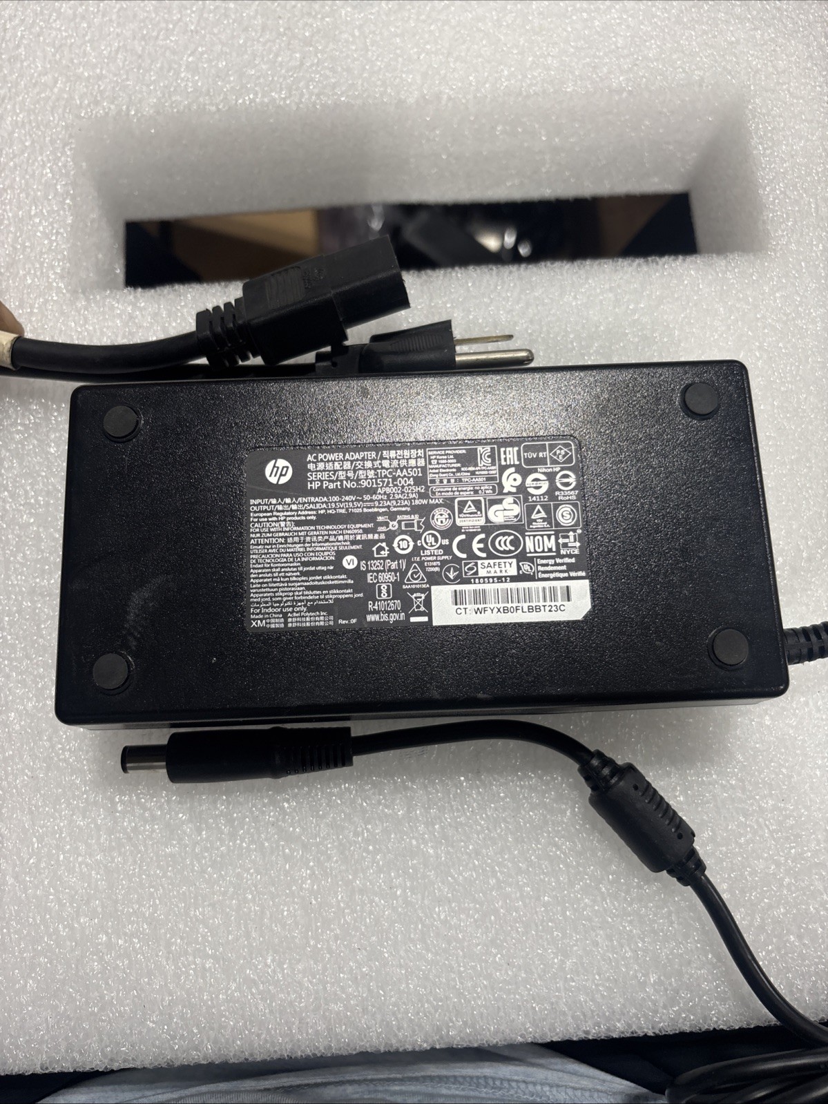 Genuine HP 180W AC Adapter Power Supply TPC-AA501 TPC-AA50 755702-001 736170-001