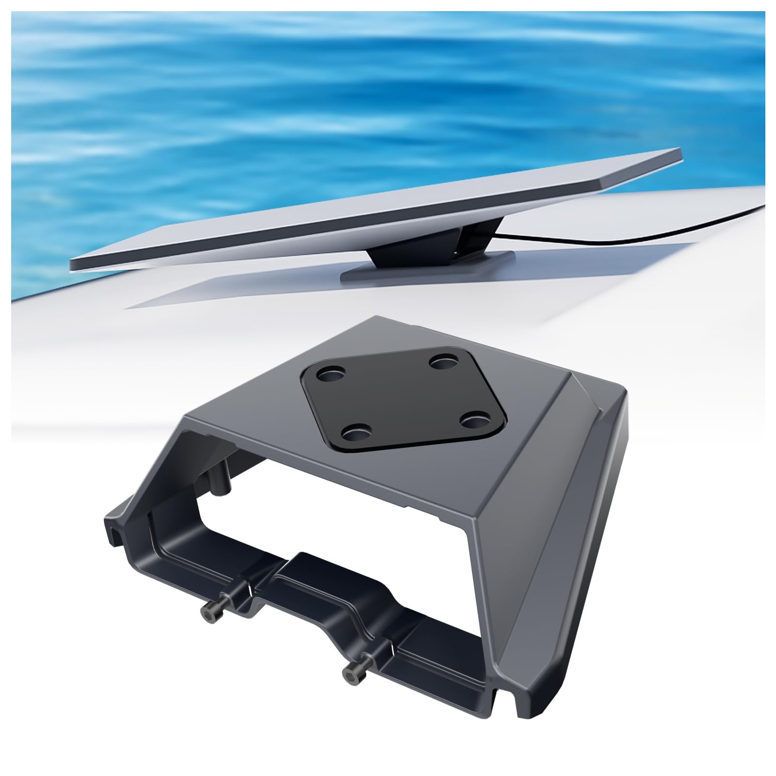 Starlink Gen 3 Mobility Mount Kit - Anti-Theft Flat Roof Pole for RV Yacht Alumi