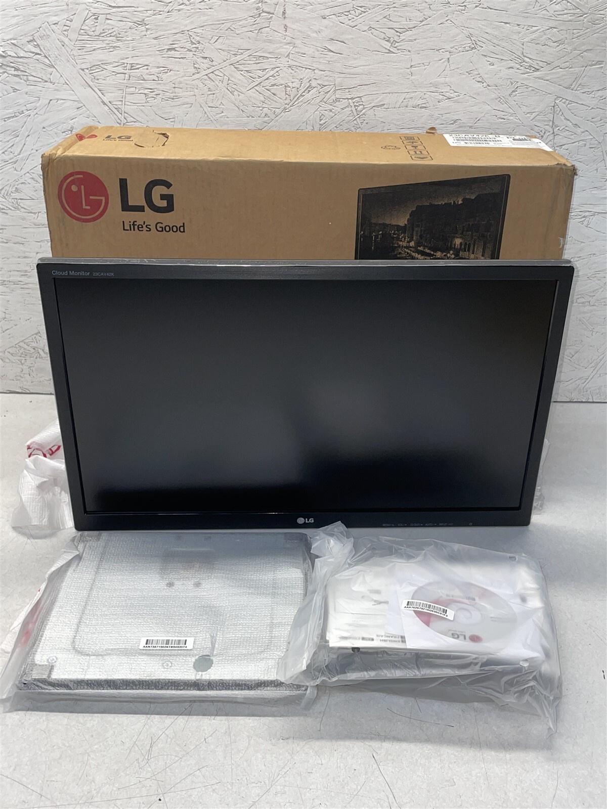 LG 23CAV42K-B CLOUD V SERIES 23in COMPUTER MONITOR NEW IN OPEN BOX