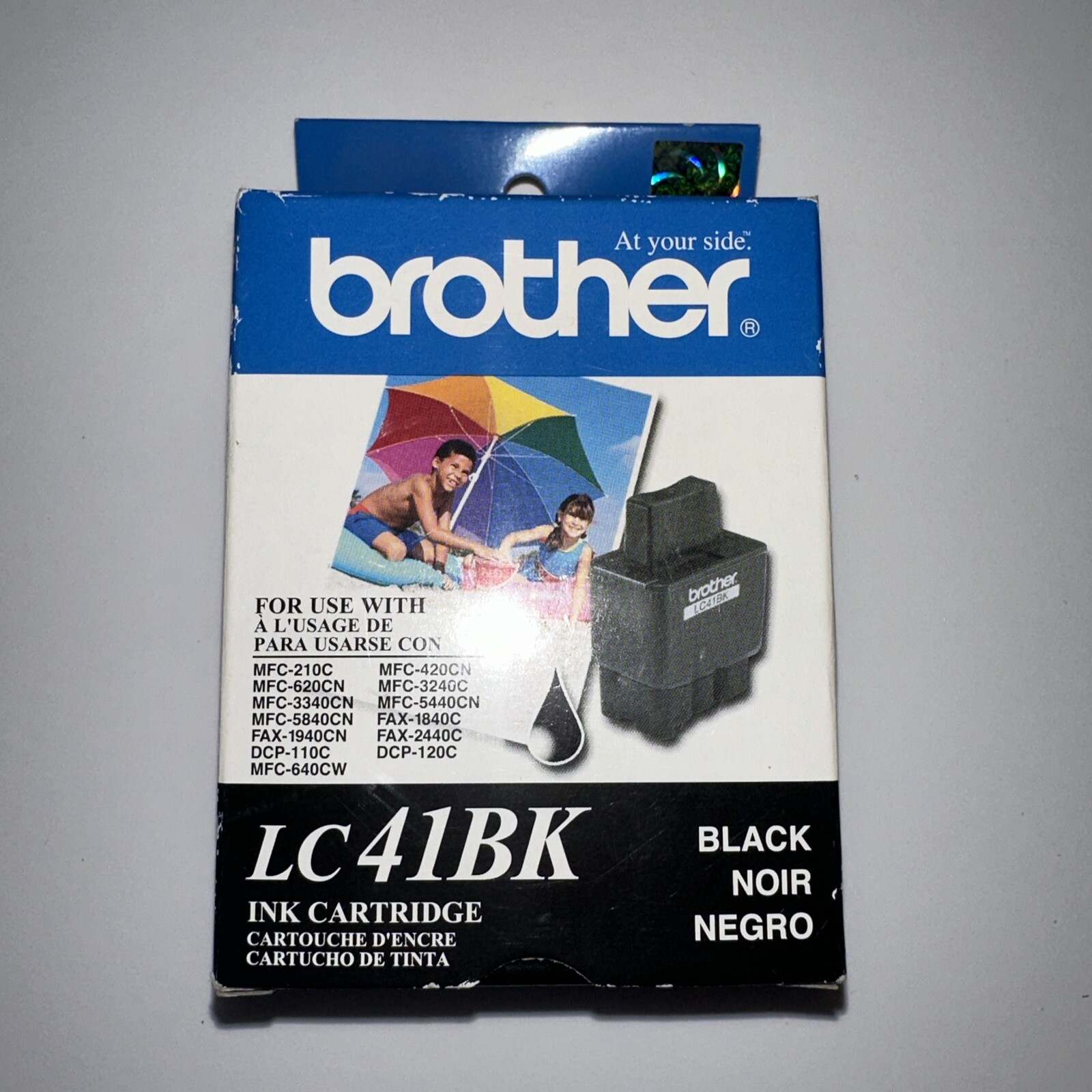 Brother LC 41-BK black genuine cartridges unused sealed ink cartridge original