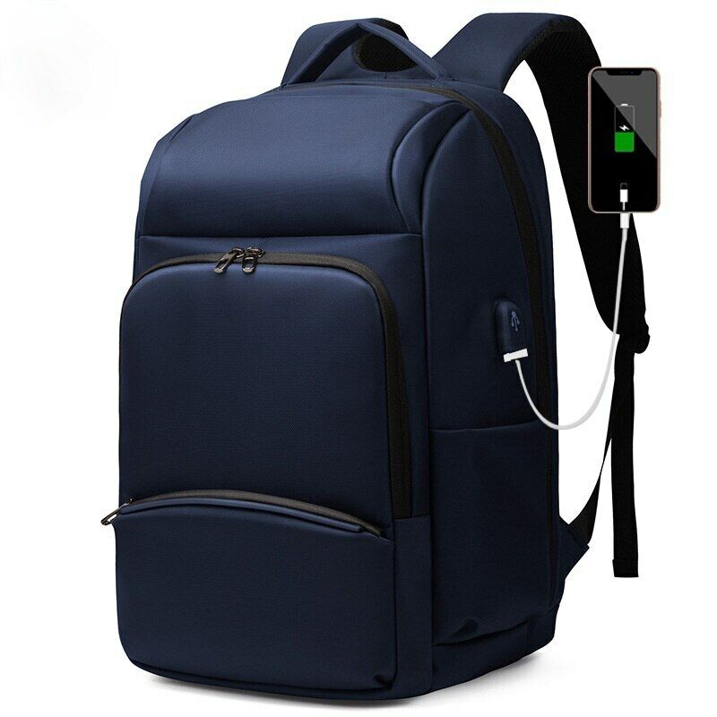 Large Capacity Backpack 17 inch Laptop Men Business Bag Anti-theft Work Travel