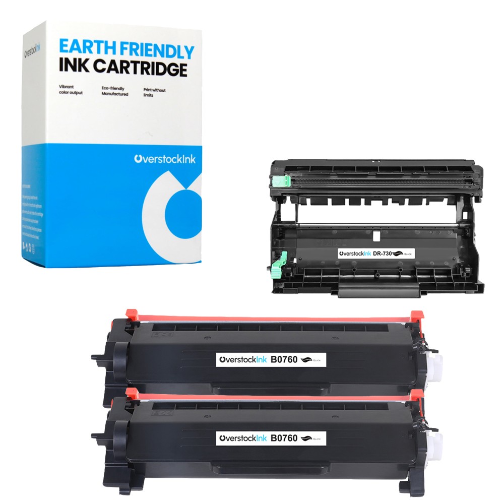 OSI 3PK Compatible TN760 Toner and DR730 Drum fits Brother MFC-L2690DW L2710DN