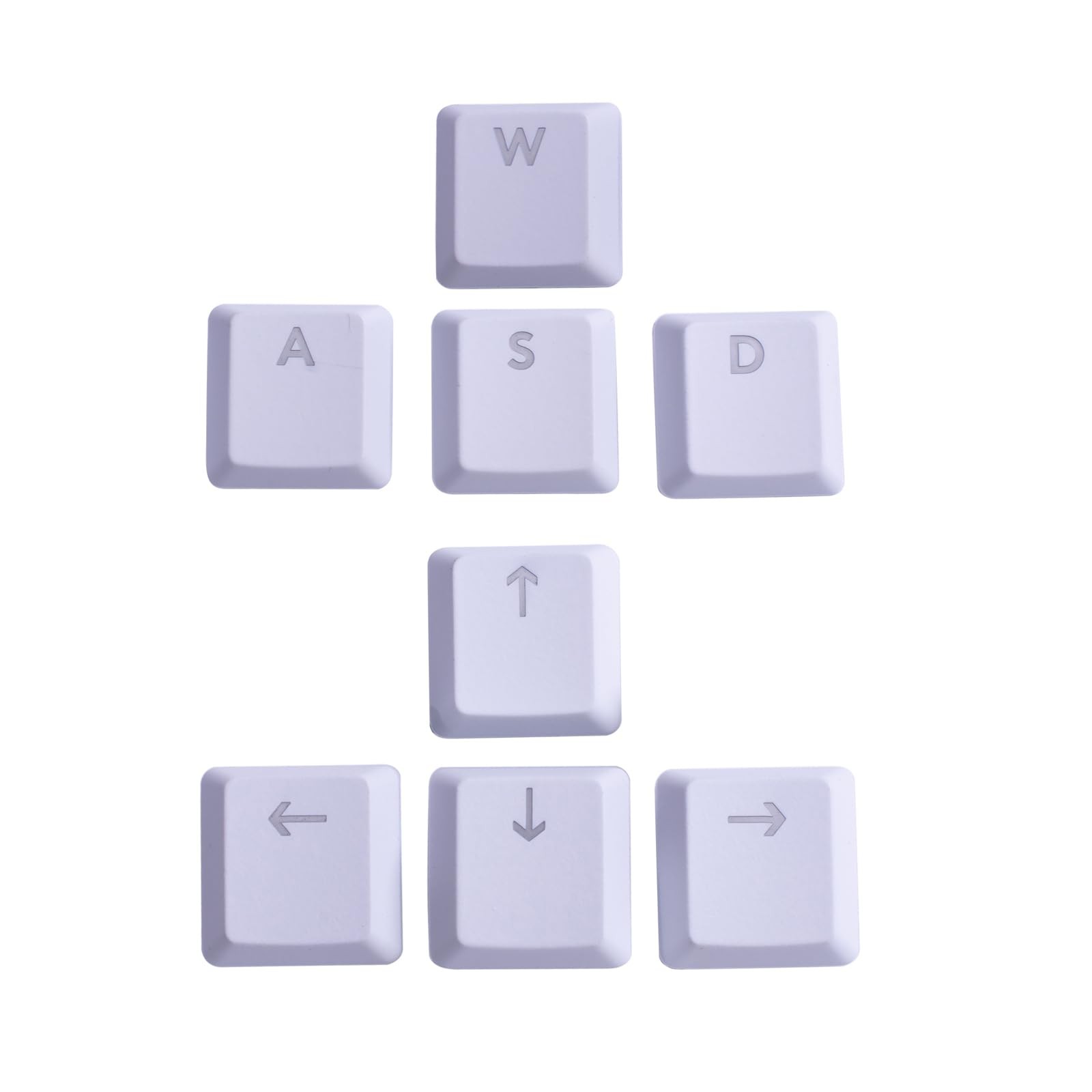 White Backlit WASD Direction Keycaps Replacement Fits Logi G913 G915 1 Set