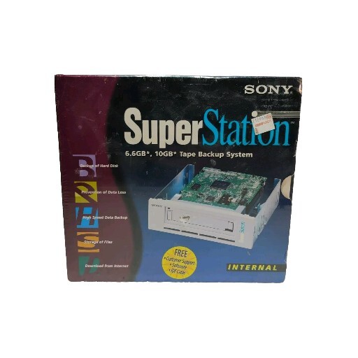 New Sealed Sony Superstation 10GB INT Data Tape Streamer Backup Drive SS-INT