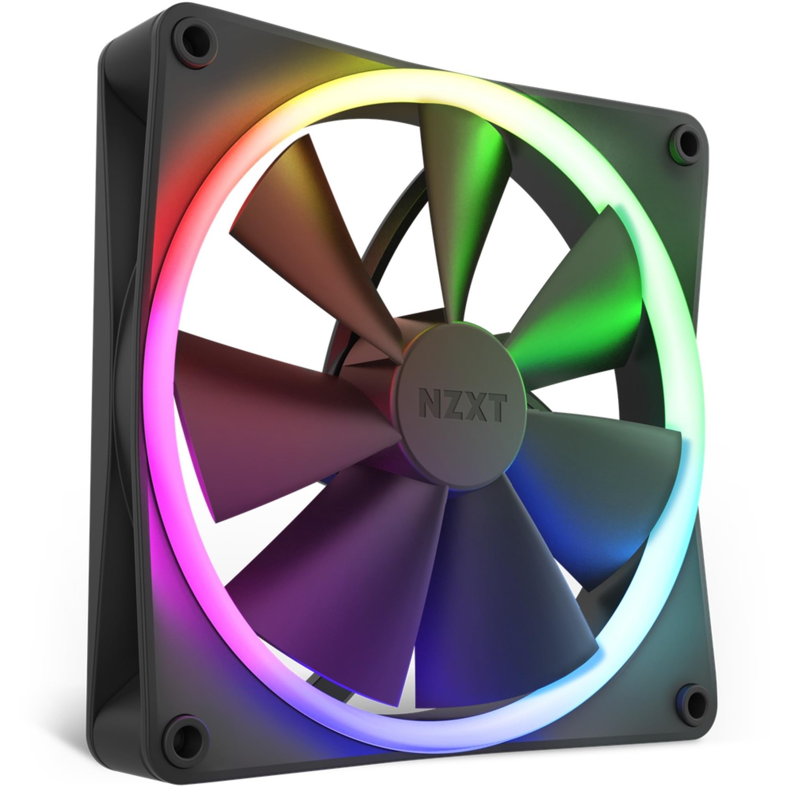 NZXT F140 RGB Fans - RF-R14SF-B1 - Advanced Lighting Customization - Whisper ...