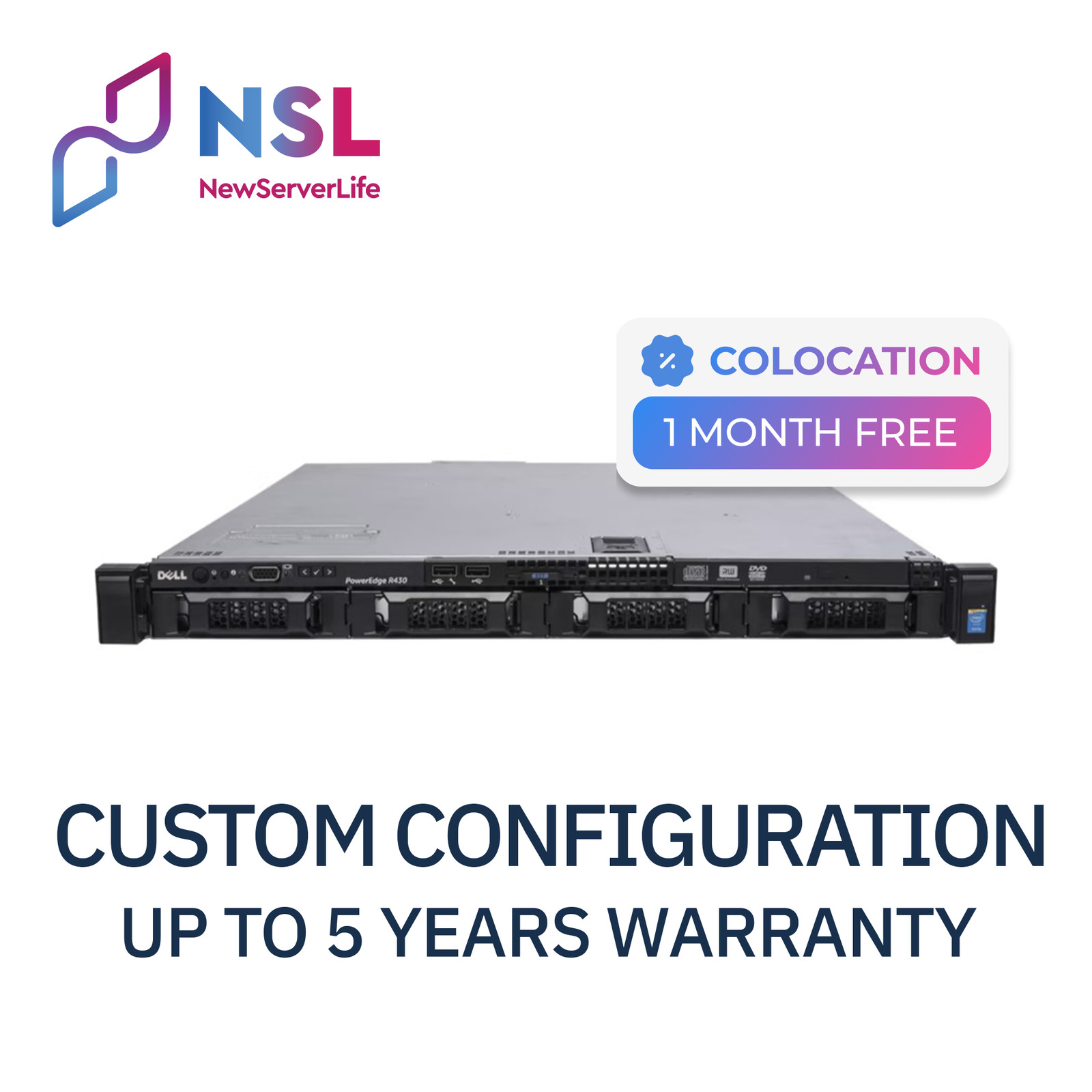 DELL PowerEdge R430 4LFF (SATA Drives Only, NO RAID) Server 2x E5-2650v4 2.2GHz